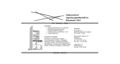 Desktop Screenshot of dataconstruct-gmbh.de